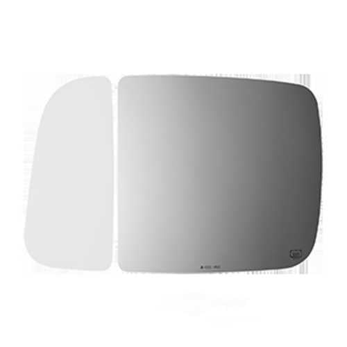 Burco Side View Mirror Replacement Glass with Motor Mount Plate - Clear Glass - 4339HRSG