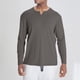 thumbnail image 1 of pstuiky camisas de manga larga para hombre, Camisa deportiva de entrenamiento fácil para hombre, elástica, de color liso, con cuello en V y manga larga salir tops xl, 1 of 4