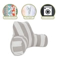 thumbnail image 2 of Majestic Home Goods Vertical Stripe Bolster Pillow, 2 of 6