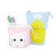 thumbnail image 2 of Pen Holder Cute White Cat Shape Scratch Resistance Zipper Closure Home Use 1Pcs, 2 of 2