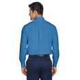 thumbnail image 2 of Devon & Jones D630 Men's Crown Collection Oxford Woven Dress Shirt-French Blue-2XL, 2 of 3