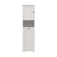 thumbnail image 5 of Newboti Furniture One-Compartment One-Door Tilt-Out Laundry Sorter Cabinet - White 79136, 5 of 17