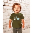 thumbnail image 3 of Dinosaur Big Bro Shirt for Boys New Big Brother Dino Sibling T-Shirt Military Green Shirt 18 Months, 3 of 5
