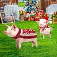 thumbnail image 5 of Christmas Chicken Outdoor Decorations, Christmas Yard Sign with Stakes, Cat Animal Garden Stakes Yard Art for Ground Yard Lawn Porch Sidewalk Xmas Winter Holiday Decorations, 5 of 8