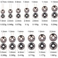 thumbnail image 4 of 500pcs Tungsten Cyclops Beads Assortment 10 Sizes 1.5/2/2.3/2.5/2.8/3/3.3/3.5/3.8/4mm Cyclops Tungsten Beads for Fly Tying and Nymph Fishing, Sink Deeper and Faster, 4 of 9