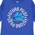 thumbnail image 4 of Inktastic Future Pilot Boys Airplane Flying Boys Long Sleeve Toddler T-Shirt, 4 of 5