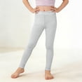 thumbnail image 2 of WAVSUF Girls Leggings Elastic Waist Lightweight Comfort Soft Summer Yoga Gym Sports Underpants Green Size 4, 2 of 10