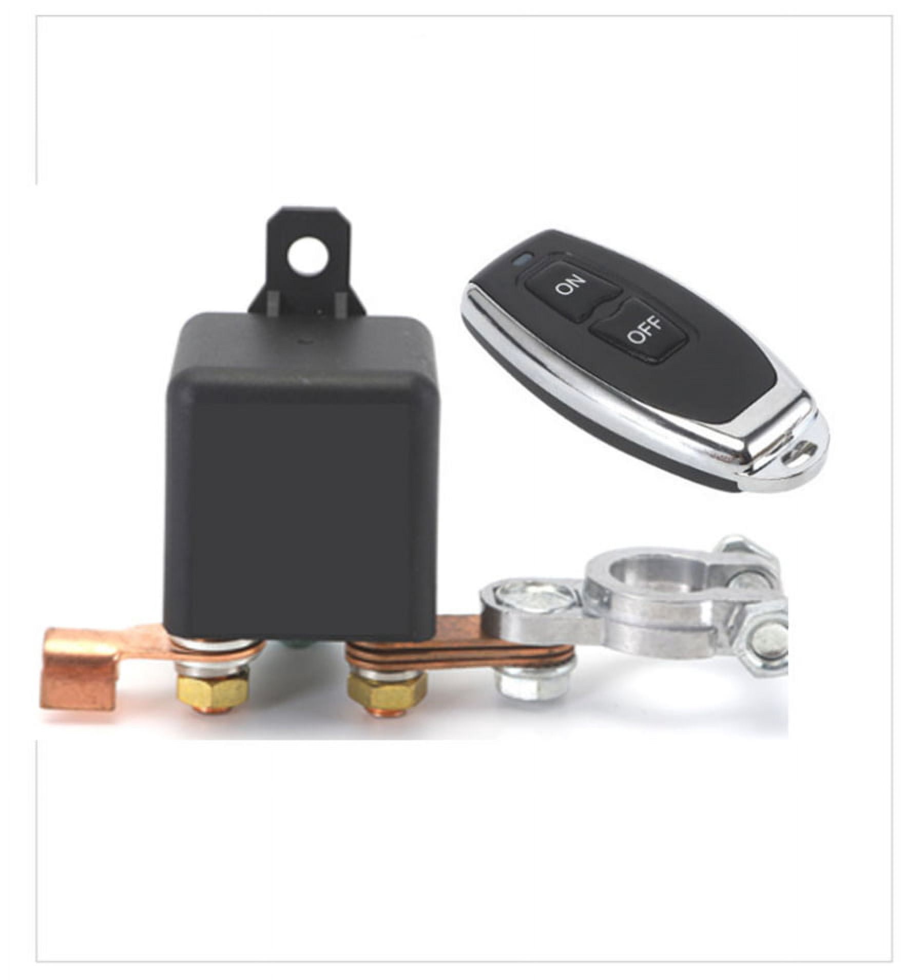12V Car Battery Disconnect Cut Off Isolator Switch With Remote Control Universal