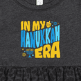 thumbnail image 4 of Inktastic In My Hanukkah Era Girls Baby Dress, 4 of 5