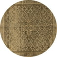 thumbnail image 1 of Ahgly Company Indoor Round Persian Brown Traditional Area Rugs, 3' Round, 1 of 4