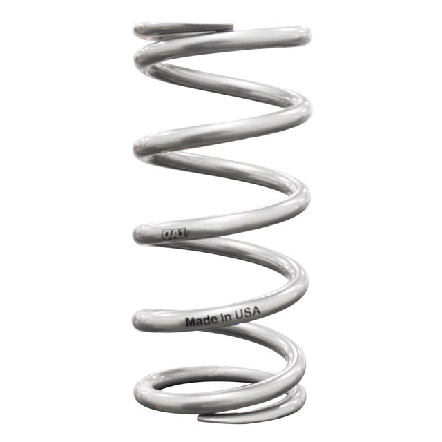 QA1 7HT550 Coil Over Spring 550 lb. 7" x 2.5" Silver Powdercoated