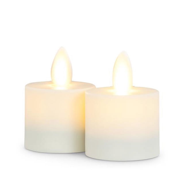 Abbott Collection AB-24-0701 1.5 in. Plastic Reallite Tealight, Ivory
