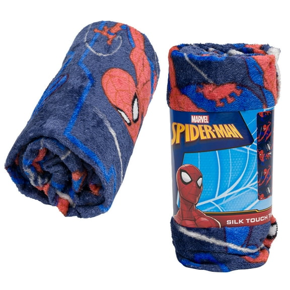Disney Spiderman Silk Throw, 40 in x 50 in