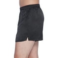 thumbnail image 3 of Intimo Mens Classic Silk Boxers, Black, 3 of 6