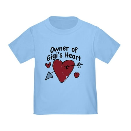 

CafePress - OWNER OF GIGI s HEART Toddler T Shirt - Cute Toddler T-Shirt 100% Cotton