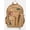 Tan with Patches, variant on Girl's Cargo Backpack with Pouch, Olive Abstract Camo