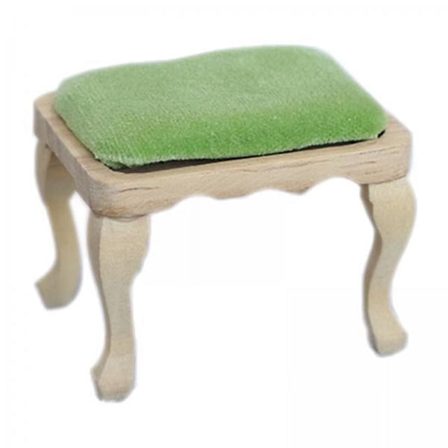 Asiento en miniatura para casa de muñecas,Mueble taburete en miniatura para casa de muñecas,modelo de juguete,Modelo decorativo de casa de muñecas,muebles para sala de estar,Juego de muebles