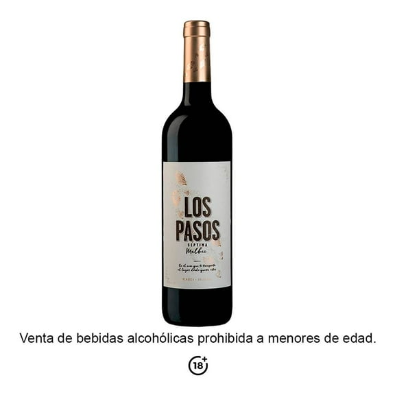 Vino Tinto Los pasos Septima Malbec 750 ml
