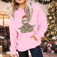 thumbnail image 2 of RMGVDSD Christmas Hoodies for Girls Cute Graphic Sweatshirt Long Sleeve Pullover Tops Trendy Holiday Hoodie Fall Winter Clothes Leisure Sweatshirt 5-6 Years, 2 of 4