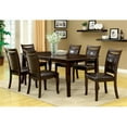 thumbnail image 1 of Furniture of America Kitner 7 Piece Extendable Dining Set in Cherry, 1 of 2