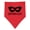 Red and White, variant on Inktastic Sidekick Kids Superhero Mask Baby Bandana Bib