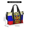 thumbnail image 3 of Travel Duffel Bag Russian Flag Sports Tote Gym Bag Shoulder Weekender Overnight Bag For Women Men, 3 of 6