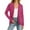 01 Hot Pink, variant on Women's Casual Cardigans Lightweight Drape Open Front Dusters Loose Long Sleeve Outerwear Jackets with Pockets