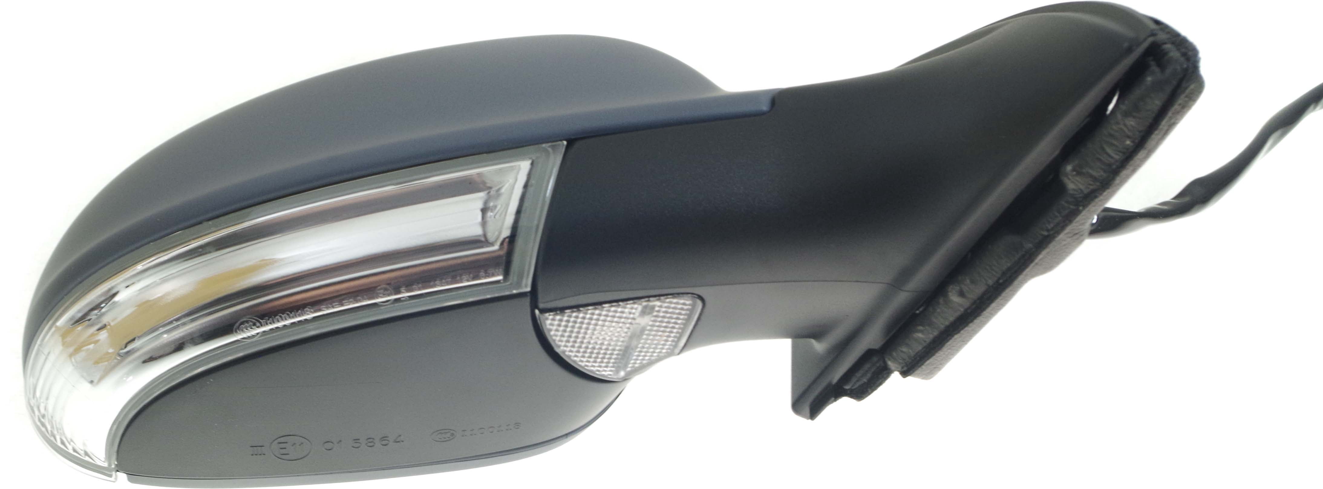 Mirror Compatible With 2005-2010 Volkswagen Jetta Right Passenger Side Heated In-housing Signal Light Paintable Kool-Vue