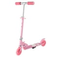 thumbnail image 4 of Legooin Pink Kick Scooter with 3 Adjustable Heights Children's Day Gift for Kids 4+ Folding Skateboard Light-up Wheels, 4 of 7