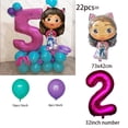 thumbnail image 5 of Globos de fiesta de cumpleaños con forma de gato de Gabby Dollhouse, decoración de números del 1 al 9, juguetes para niña, suministros de decoración para fiesta de baby shower, 5 of 5