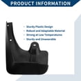 thumbnail image 4 of Unique Bargains Mud Flaps Splash Guards W/Mount  Accessories for BMW 5 Series F10/F18 2011-2016 Front and Rear Mud Guards 1 Set, 4 of 6
