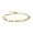 Golden, variant on Mightlink Women Bracelet Adjustable Length Hollow Out Chain Solid Color Stainless Lightweight Bangle Wrist Ring Jewelry