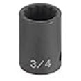 thumbnail image 2 of Grey Pneumatic 3146M 0.75 in. Drive x 46 mm 12 Point Socket, 2 of 2