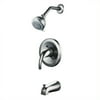 Yosemite 1-Handle Pressure Balanced Tub and Shower in Brushed Nickel
