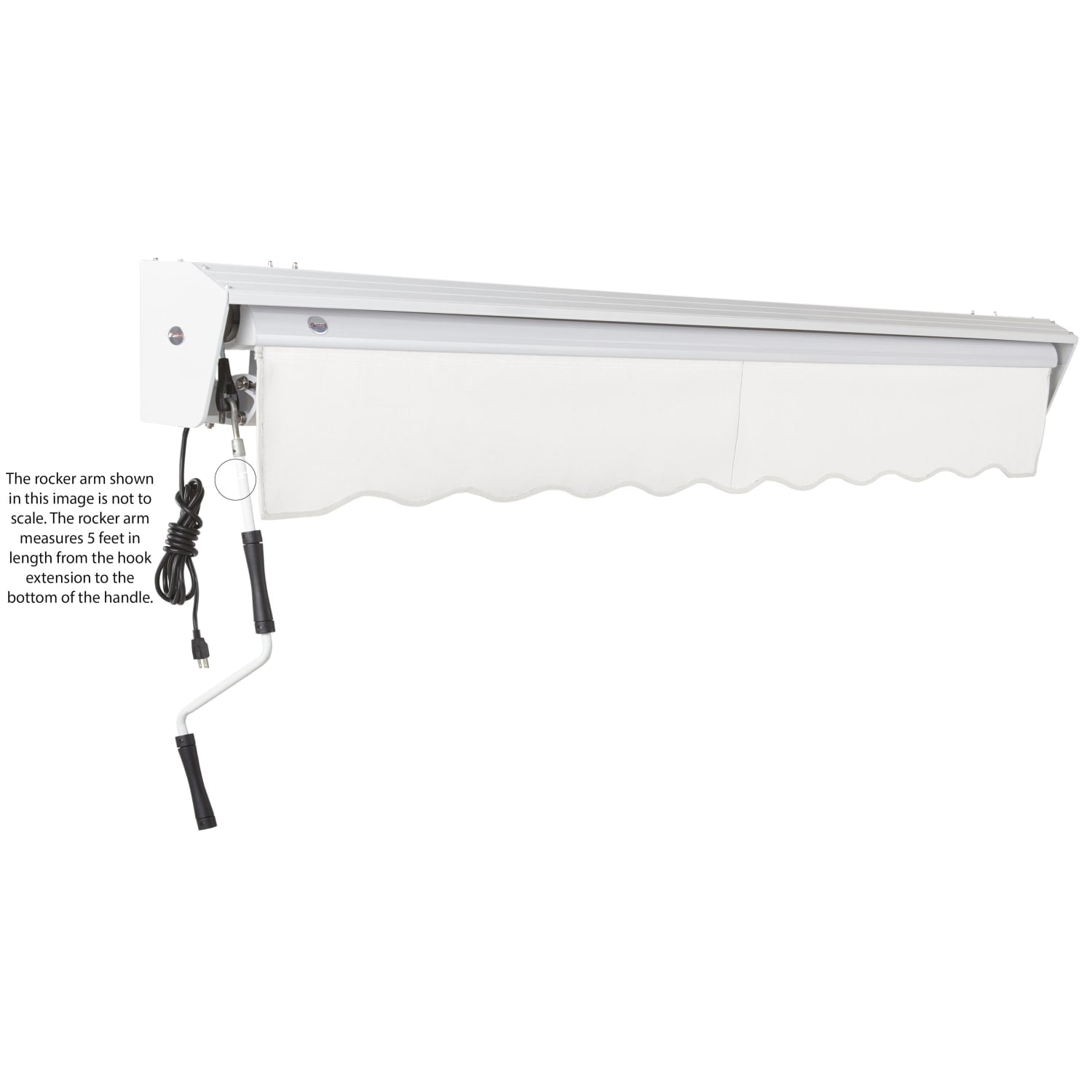 Awntech Destin-LX with Hood Manual Retractable Awning