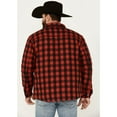 thumbnail image 4 of Justin Men's Jackson Buffalo Plaid Print Shacket - J-1458-RST/BLK, 4 of 4