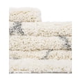 thumbnail image 6 of Unique Loom Soft Touch Shag Collection Area Rug - Dora (8' Round Ivory/Gray), 6 of 7
