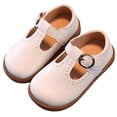 thumbnail image 3 of Liyamei Little Girls Mary Jane Gracy Ballet Toddler Dress Shoes School Birthday Party Girls Dress Sandals Size White 29, 3 of 4