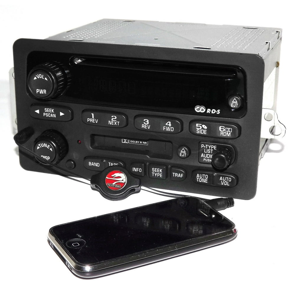 Chevy 200005 Car Radio AM FM CD Cassette Player w Aux