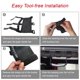 thumbnail image 3 of 4 Pack Grab Handles Paracord Roll Bar for Accessories Interior Accessories black Modifying the interior roof handle of the car, 3 of 5