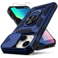 thumbnail image 1 of Funda YZOK para iPhone 13 Mini con Anillo Azul Antigolpes, 1 of 8