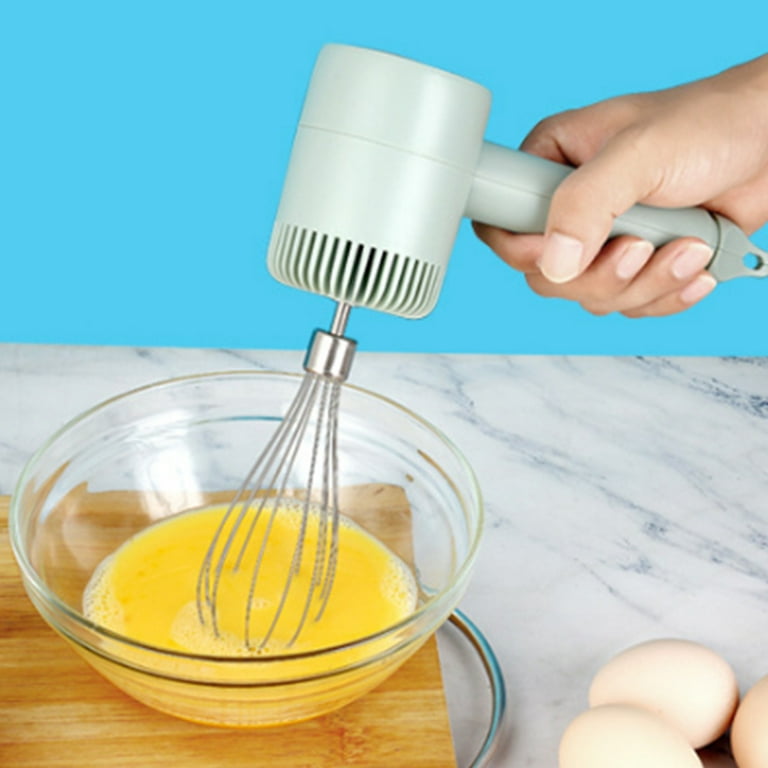 Wireless Electric Hand Mixer, 3-speed Usb Rechargeable Hand Blender For  Baby Food, Portable Electric Whisk Cordless Mini Handheld Mixer For Egg  Beater
