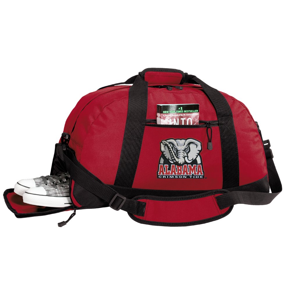 Broad Bay Alabama Gym Bags University of Alabama Duffle Bag WITH SHOE