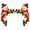 1-B, variant on Christmas Peekaboos Door Frame Corner Decor, 2 Piece Wooden Xmas Door Topper Set, Holiday Frame Corner Signs for Doorways, Entryways, Interior Doors, Windows and Living Rooms, Santa Claus Design