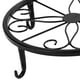 thumbnail image 3 of Soporte clásico para maceta de Metal, arte del hierro, Base para maceta, estante para decoración del hogar para interiores y exteriores, 3 of 7
