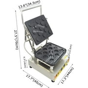 PreAsion Egg Tarte Pie Waffle Machine Tart Shell Machine Commercial Egg Tart Model Machine 110V