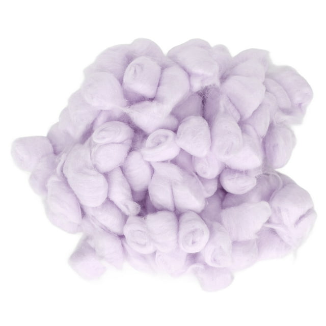 Bola de algodón para hámster, ropa de cama suave y cálida para invierno, bola de algodón para hámster, hámster sirio, chinchilla, color morado