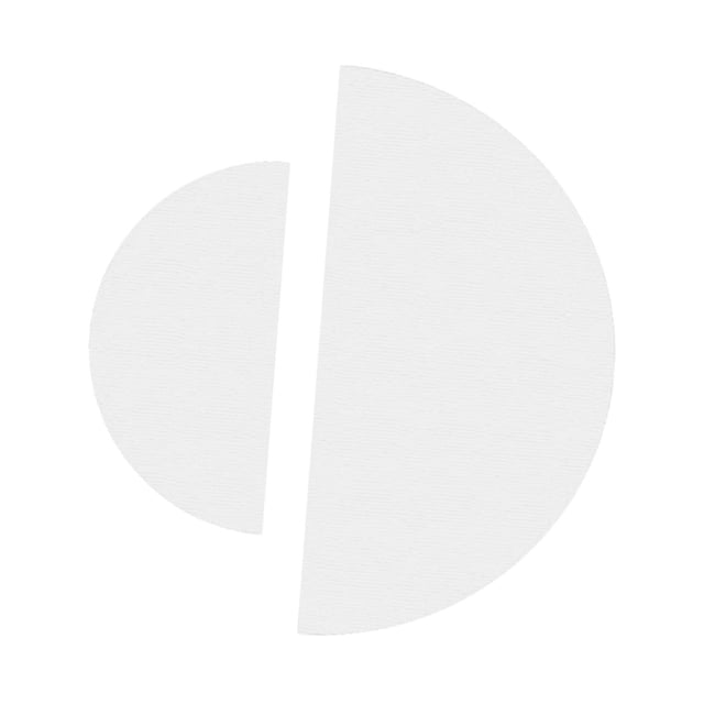 Abbracc 2 Pieces Painting Canvas Cotton Coating Blank Canvas Boards for Oil Painters 30cm and 40cm