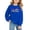 Blue, variant on Generic Girls Back to School Cotton Sweatshirt Kids Crewneck Long Sleeve Third Grade Shirt Light Casual Walk Cute Preppy Pullover Top
