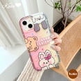 thumbnail image 1 of Funda Para Redmi 12C 9 10C 10 9A 9T A1 10A 9C NFC POCO F4 Note 8 11s Note11 Note9 Note10 Note10s Dibujos Animados Lindo Conejo Oso Buen Amigo De Airbag Suave A Prueba De Golpes, 1 of 3